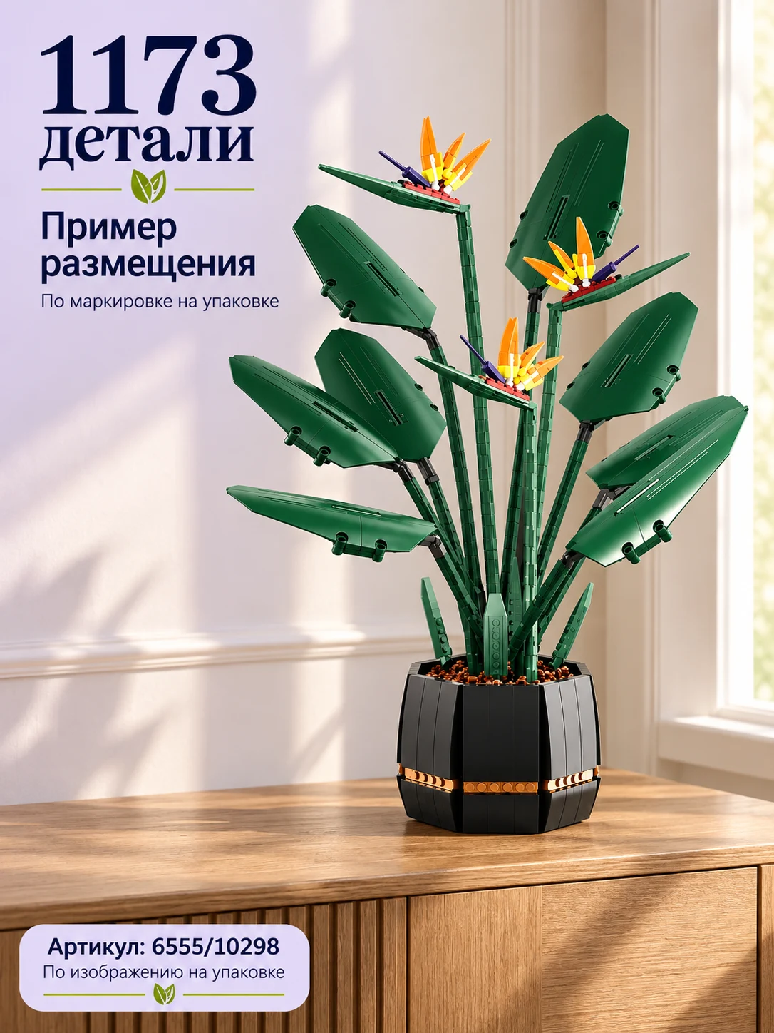 Райская птица в кашпо — изображение 2